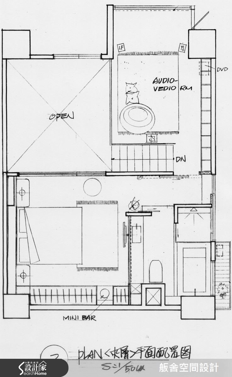 早期盛行的錯層設計，試圖在有限的空間裡，採取向上延
